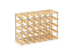 Wine Racks^The Swedish Wine Rack Factory wine rack 30 bottles expandable, Light oak Beige