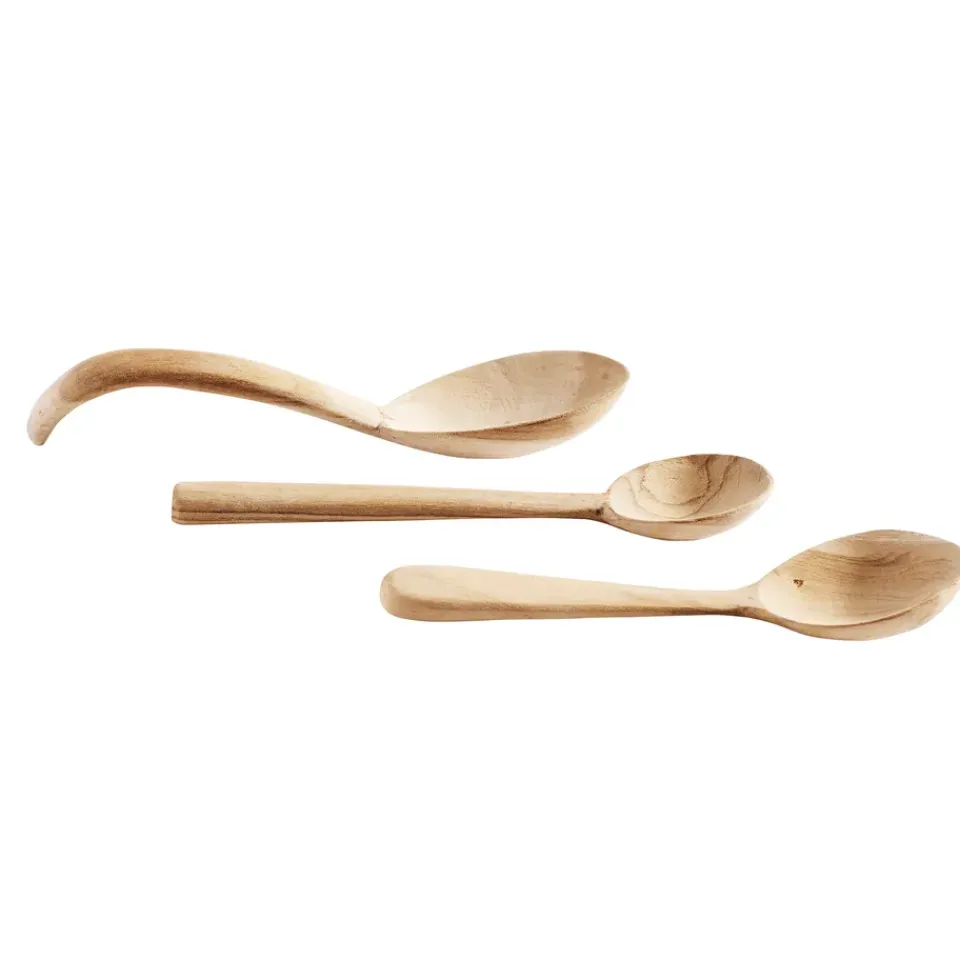 Serving Utensils^MUUBS The three musketeers spoon 3 pieces, Nature Beige