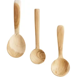 Serving Utensils^MUUBS The three musketeers spoon 3 pieces, Nature Beige