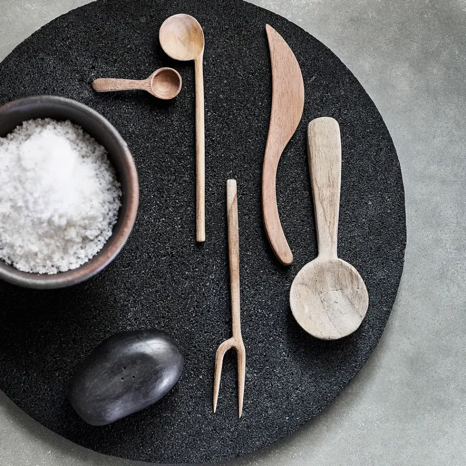 Serving Utensils^MUUBS The three musketeers spoon 3 pieces, Nature Beige