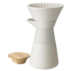 Clearance Stelton Theo coffee maker, Sand BeigeWhite
