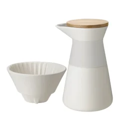 Clearance Stelton Theo coffee maker, Sand BeigeWhite