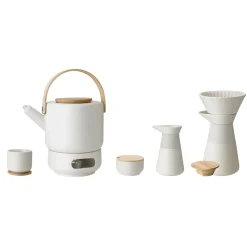 Clearance Stelton Theo coffee maker, Sand BeigeWhite