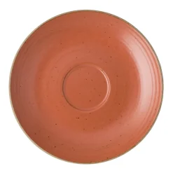 Tea & Coffee Saucers^Rosenthal Thomas Nature cappuccino saucer Ø16.4 cm, Apricot Orange
