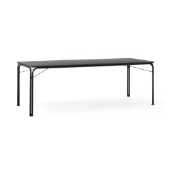Table For Outdoor Use^&Tradition Thorvald Outdoor SC99 dining table 220 cm, Warm Black