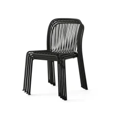 Balcony Furniture^&Tradition Thorvald SC94 chair, Warm Black