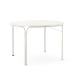 Online &Tradition Thorvald SC98 dining table Ø115 cm, Ivory White