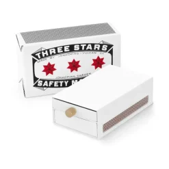 Discount Solstickan Design Three Stars matchbox holder large, White