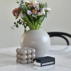 Candle Accessories^Solstickan Design Three Stars matchbox holder large, Black