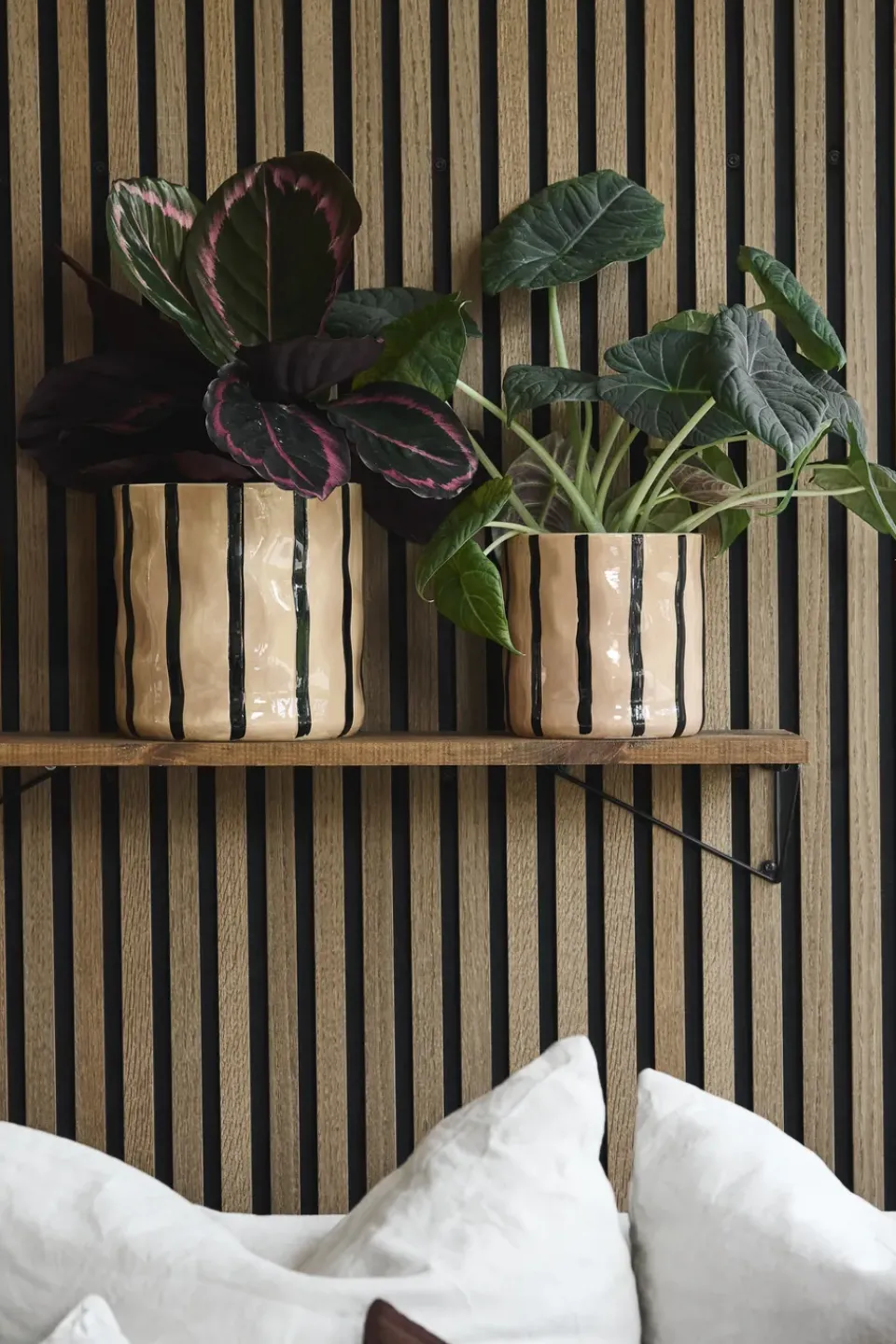 Hot Scandi Living Thrive flowerpot Ø16 cm, Beige-black BeigeBlack
