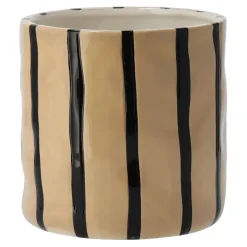Flower Pots^Scandi Living Thrive flowerpot Ø20 cm, Beige-Black BeigeBlack