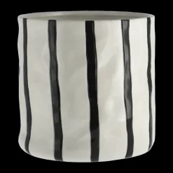 Flower Pots^Scandi Living Thrive flowerpot Ø20 cm, White-black WhiteBlack