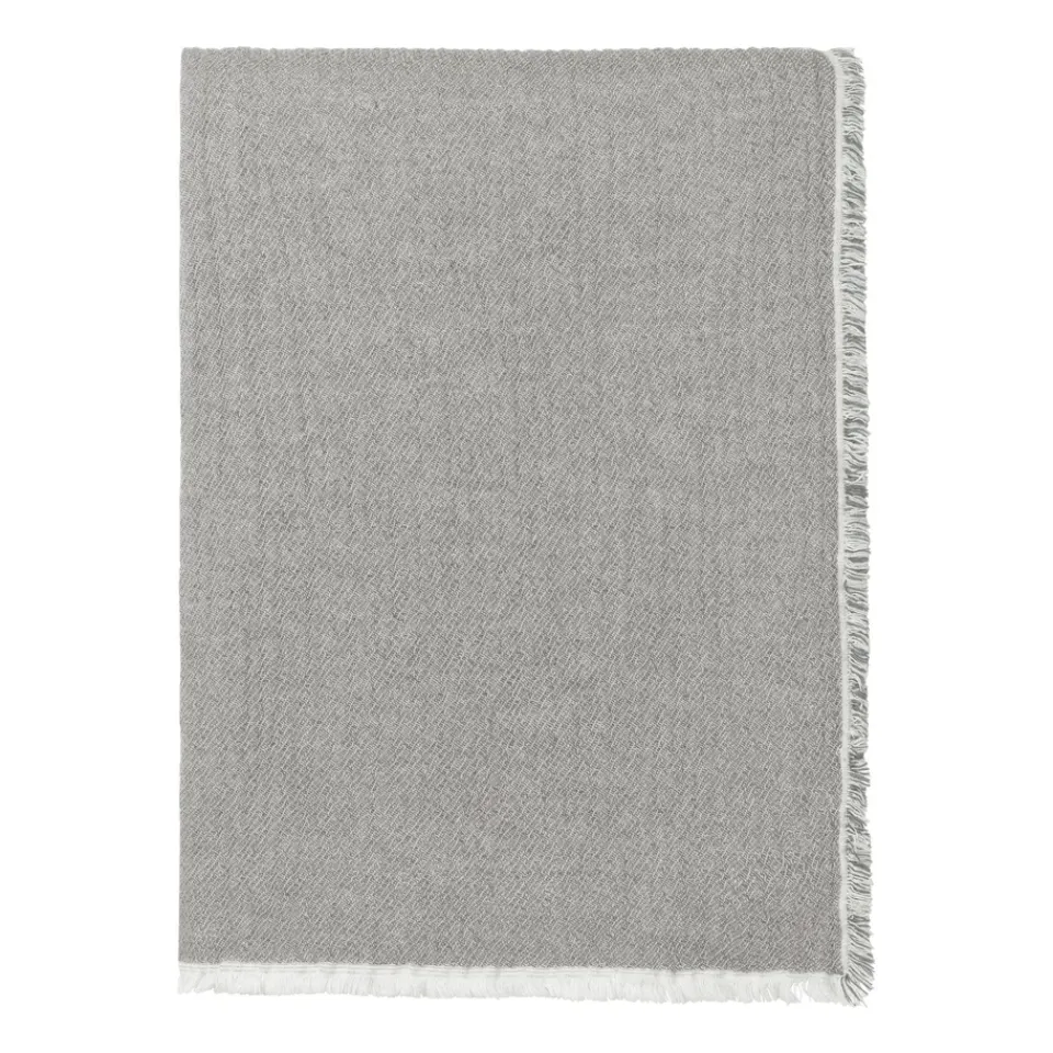 Cotton Blankets & Throws^Elvang Denmark Thyme throw 130x180 cm, Grey