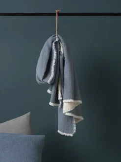 Cotton Blankets & Throws^Elvang Denmark Thyme throw 130x180 cm, Grey