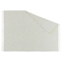 Discount Scandi Living Tidal wool throw 130x180 cm, Light Grey