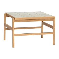 Online Hübsch Tile coffee table, Oak Mint Beige