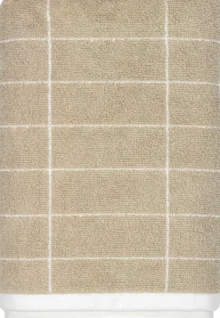 Towels^Mette Ditmer Tile Stone guest towel 38x60 cm 2 pack, Sand-off white WhiteBeige