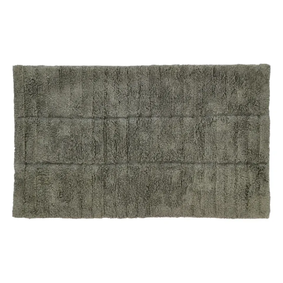 New Zone Denmark Tiles bathroom rug 50x80 cm, Olive Green