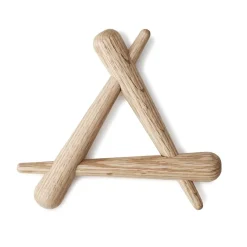 Clearance Normann Copenhagen Timber trivet, oak Brown