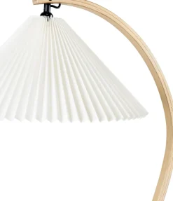 Reading Lamps|Children's Lamps^GUBI Timberline floor lamp, Oak-birch-white BeigeWhite
