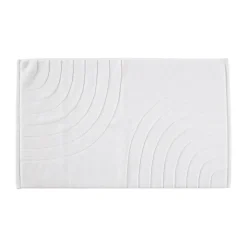 Discount Zone Denmark Time bathroom mat 50x80 cm, White