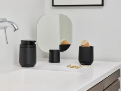 Table Mirrors^Zone Denmark Time table mirror 26.5 cm, Black