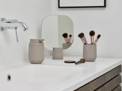Table Mirrors^Zone Denmark Time table mirror 26.5 cm, Concrete Grey