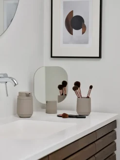 Table Mirrors^Zone Denmark Time table mirror 26.5 cm, Concrete Grey