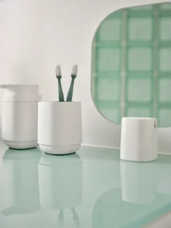 Zone Denmark Time toothbrush mug 9.8 cm, White