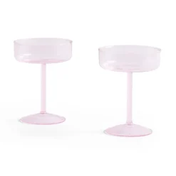 Hot HAY Tint coupe glasses 20 cl 2-pack, Pink