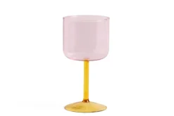 Wine Glasses^HAY Tint wine glass 25 cl 2-pack, Pink-yellow PinkYellow