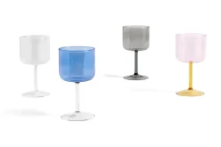 Wine Glasses^HAY Tint wine glass 25 cl 2-pack, Pink-yellow PinkYellow