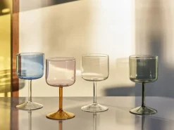 Wine Glasses^HAY Tint wine glass 25 cl 2-pack, Pink-yellow PinkYellow