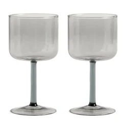 Wine Glasses^HAY Tint wine glass 25 cl 2-pack, Grey