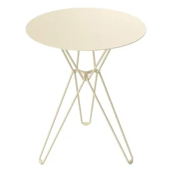 Balcony Furniture^Massproductions Tio coffee table Ø60 cm, Ivory Beige