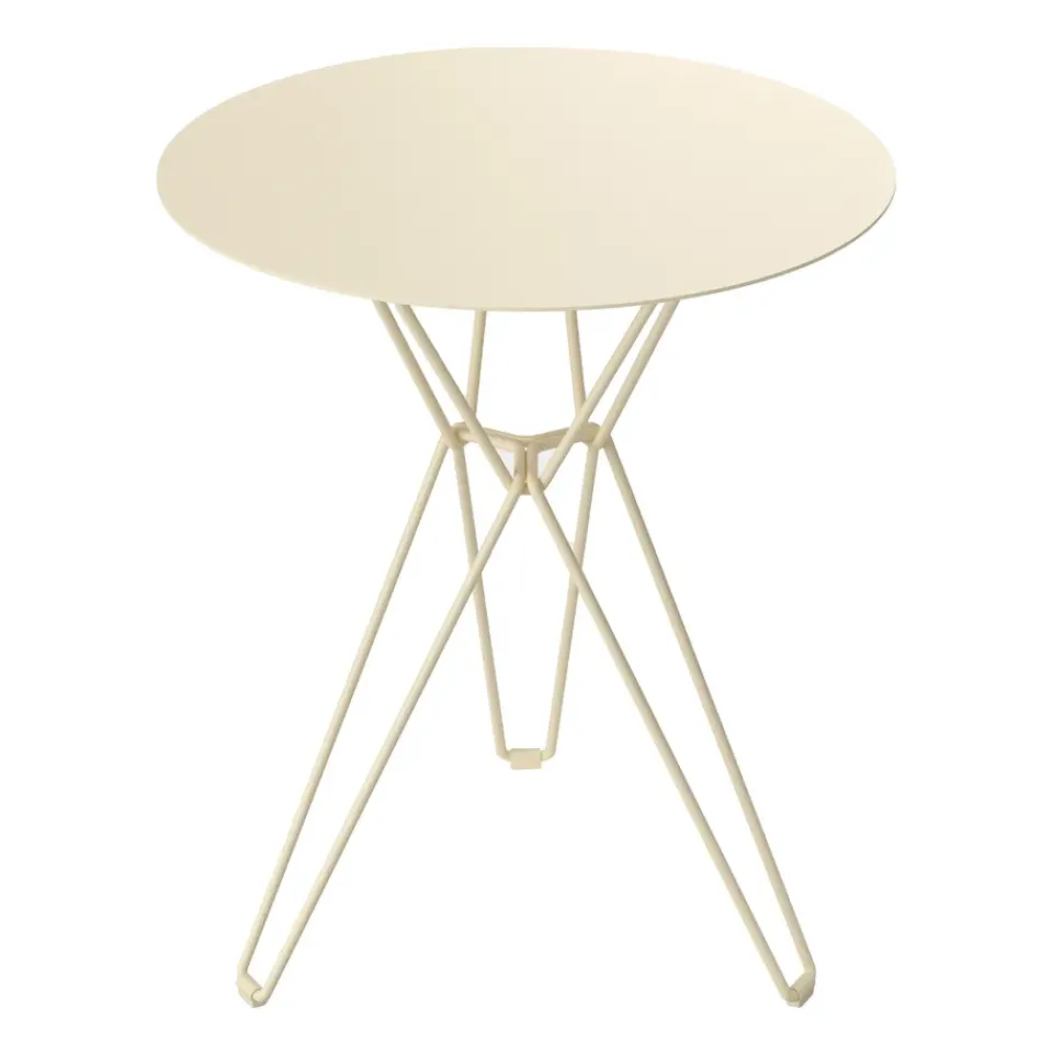 Balcony Furniture^Massproductions Tio coffee table Ø60 cm, Ivory Beige