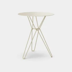 Balcony Furniture^Massproductions Tio coffee table Ø60 cm, Ivory Beige