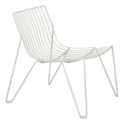 Outdoor Lounge Furniture^Massproductions Tio easy chair lounge chair, White