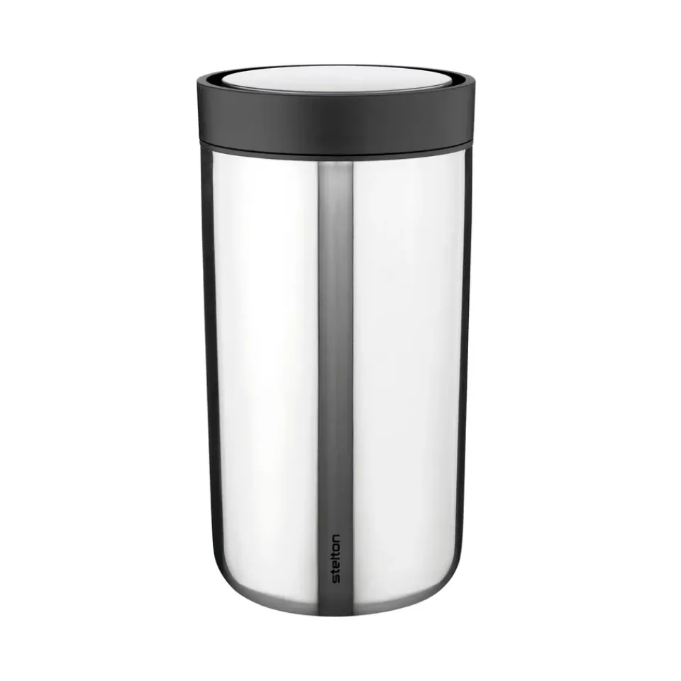 Thermal Flasks & Travel Mugs^Stelton To Go Click mug 20 cl, Steel Silver-coloured