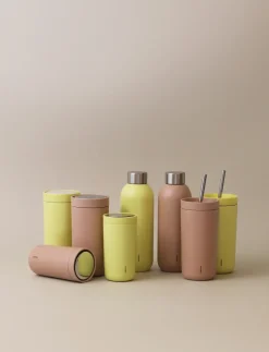 Thermal Flasks & Travel Mugs^Stelton To Go Click mug 0.2 l, Heather Pink