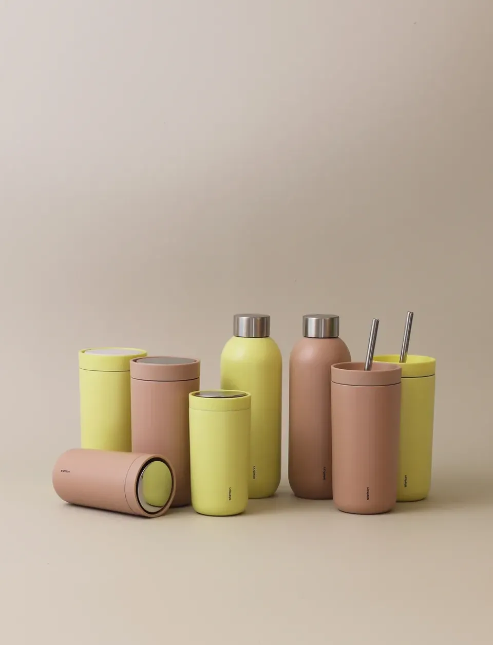 Thermal Flasks & Travel Mugs^Stelton To Go Click mug 0.2 l, Heather Pink