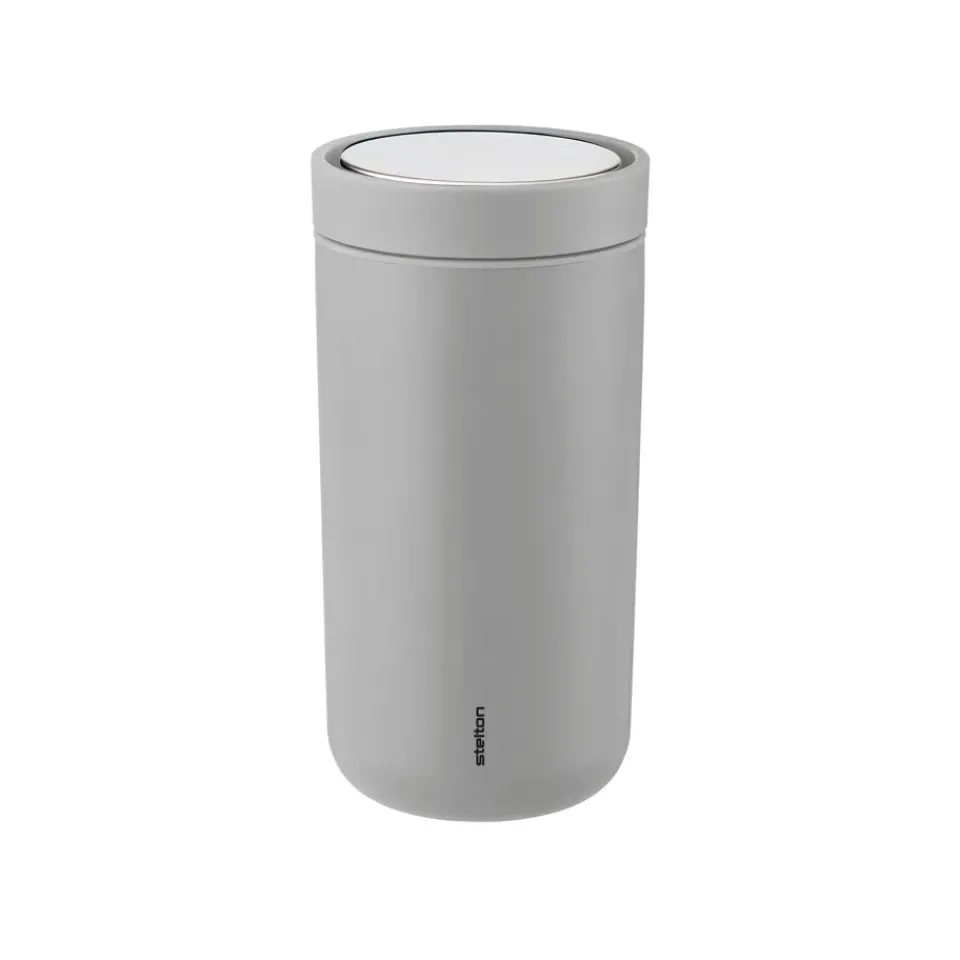 Thermal Flasks & Travel Mugs^Stelton To Go Click mug 0.2 l, mat light Grey