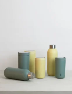 Thermal Flasks & Travel Mugs^Stelton To Go Click mug 0.2 l, Mellow Yellow