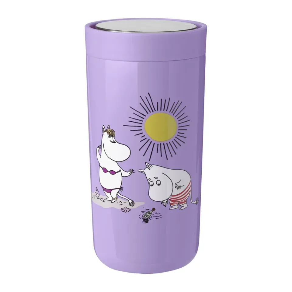 Thermal Flasks & Travel Mugs^Stelton To Go Click thermos mug 0.4 L, Snork Maiden BlueGreen