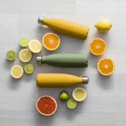 Water Bottles^Sagaform To Go steel bottle 0.5 liter, Yellow
