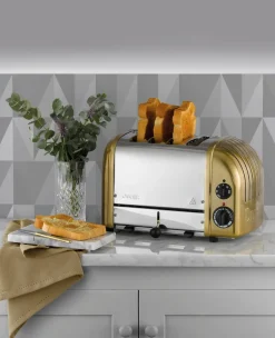 Sale Dualit Toaster Classic 4 slices, Brass Gold-coloured