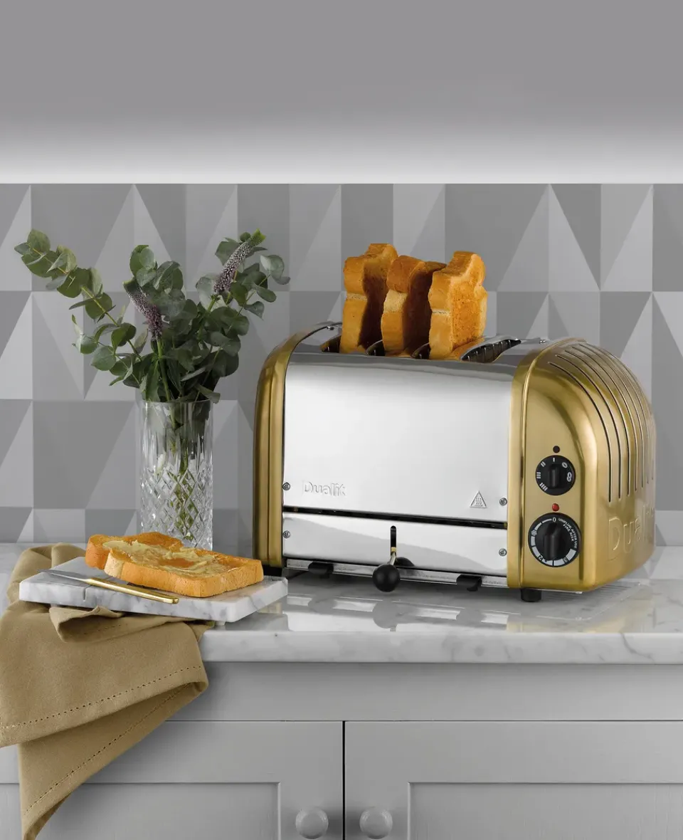 Sale Dualit Toaster Classic 4 slices, Brass Gold-coloured
