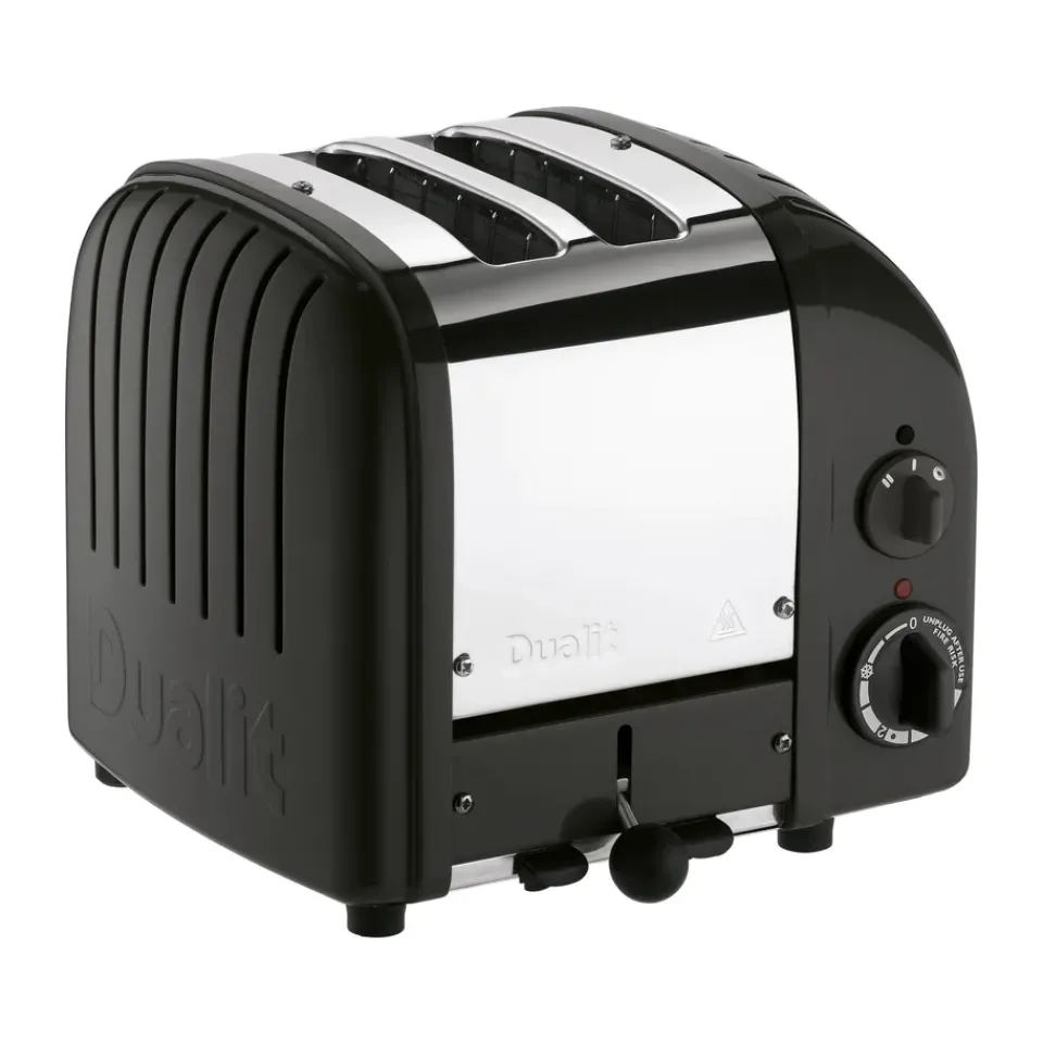 Toasters^Dualit Toaster Classic 2 slices, matte Black