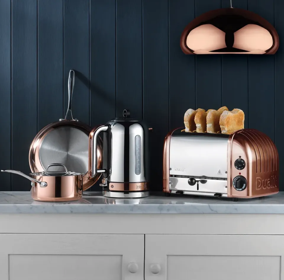 Toasters^Dualit Toaster Classic 4 slices, Copper Gold-coloured