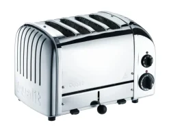 Toasters^Dualit Toaster Classic 4 slices, Stainless Silver-coloured